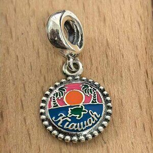 Pandora Sunset Exclusive Dangle Charm Pendant, S925 Silver Bracelets